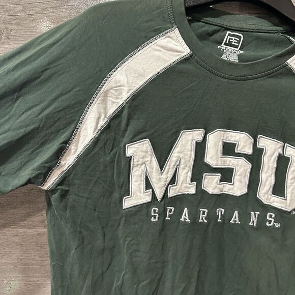 ProEdge By Knights Appeal Green Michigan State Spartans Long Sleeve Shirt Large - Picture 2 of 10